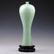 Botella de Porcelana Antigua China con Acabado Agrietado Decorativo