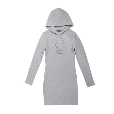 Vestido de Punto con Capucha y Efecto Adelgazante para Mujer - Image 3