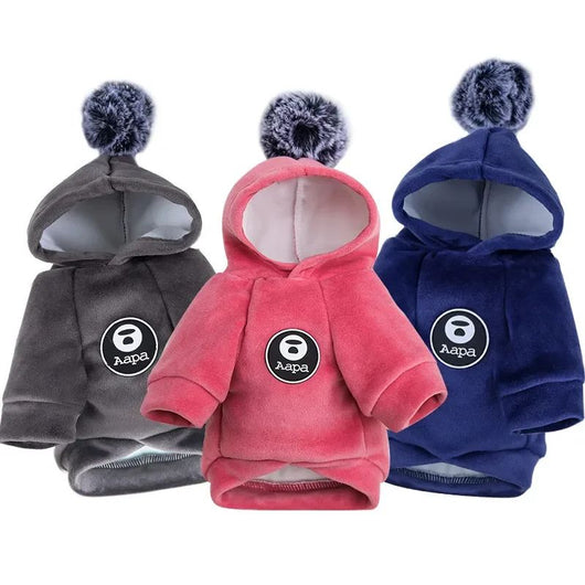 Abrigo Polar con Capucha para Perros y Gatos - Pijama de Invierno para Mascotas Pequeñas - Image 17