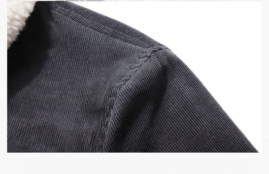 Chaqueta Casual Oversize para Hombre con Rayas Finas - Image 11