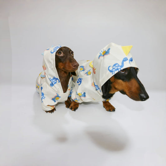 Ropa para Mascotas Dinosaurio Resistente al Agua - Primavera y Verano