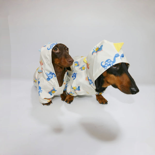 Ropa para Mascotas Dinosaurio Resistente al Agua - Primavera y Verano