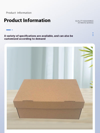 Caja de Cartón Kraft Reforzada para Empaque de Calzado - Image 5