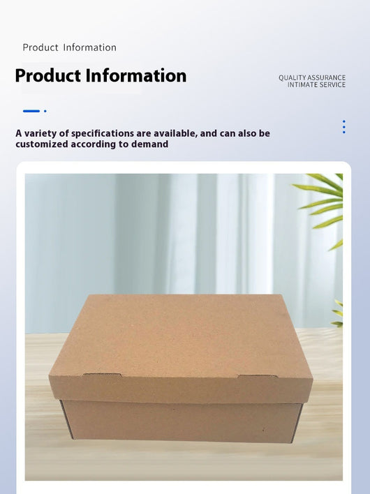 Caja de Cartón Kraft Reforzada para Empaque de Calzado - Image 5