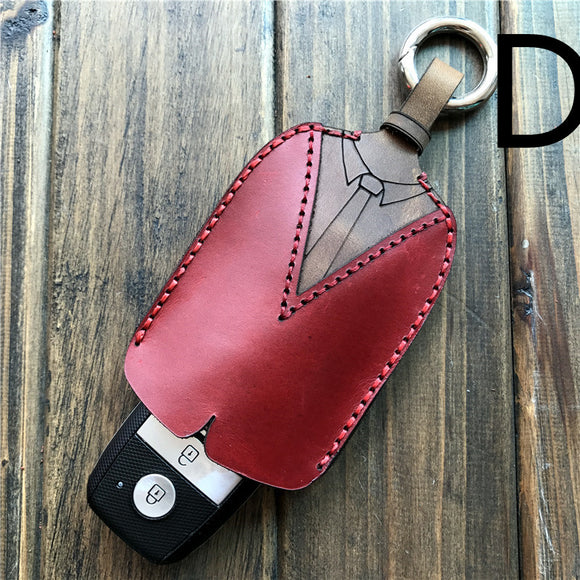 Estuche Retro para Llaves con Cordón Ajustable - Diseño Artesanal Universal