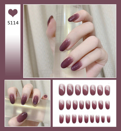 Uñas Postizas Decoradas con Lazo y Corona - Parches de Uñas Artísticas - Image 15