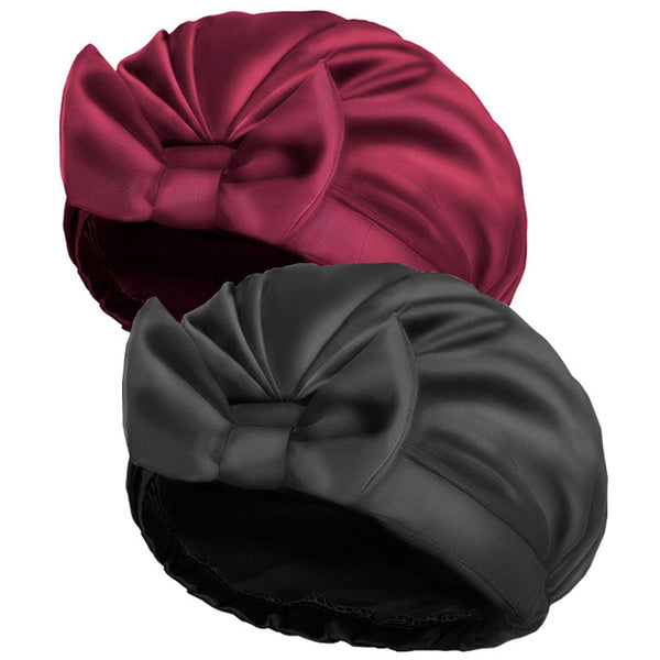 Gorro de Baño de Satén con Lazo para Mujer