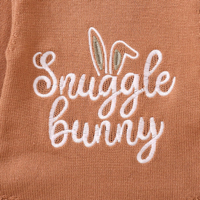 Suéter Infantil con Orejas de Conejo y Bordado de Letras para Pascua - Image 31