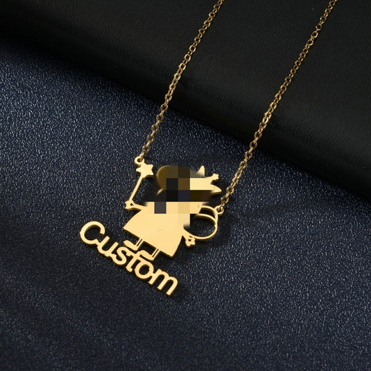Collar Acero Inoxidable Personalizado con Nombre - Diseño Infantil DIY - Image 12