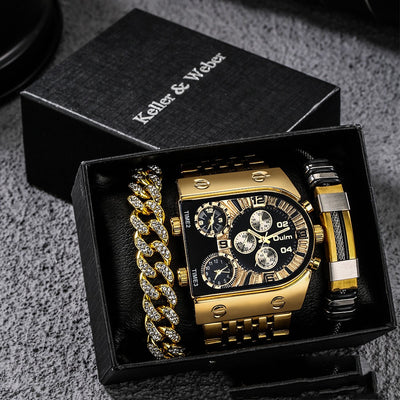Reloj de Acero Multihuso con Esfera Grande para Hombre - Image 8