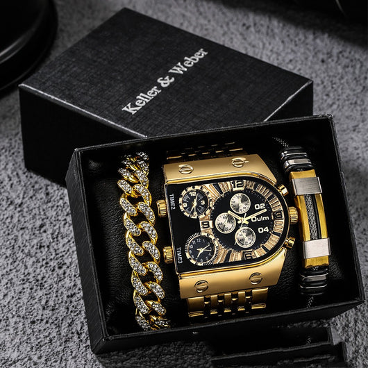 Reloj de Acero Multihuso con Esfera Grande para Hombre - Image 8