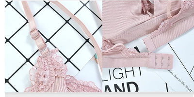 Conjunto de Lencería Femenina con Encaje sin Varillas de Acero - Image 10