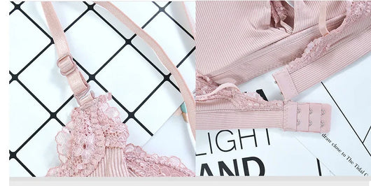 Conjunto de Lencería Femenina con Encaje sin Varillas de Acero - Image 10