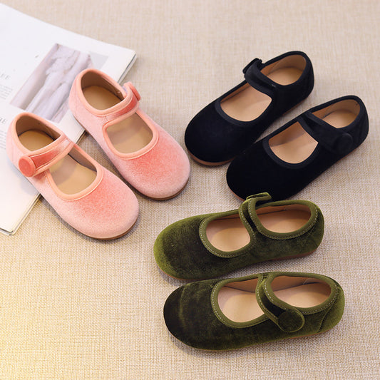 Zapatos Suaves para Niñas - Suela Flexible Jardín Infantil