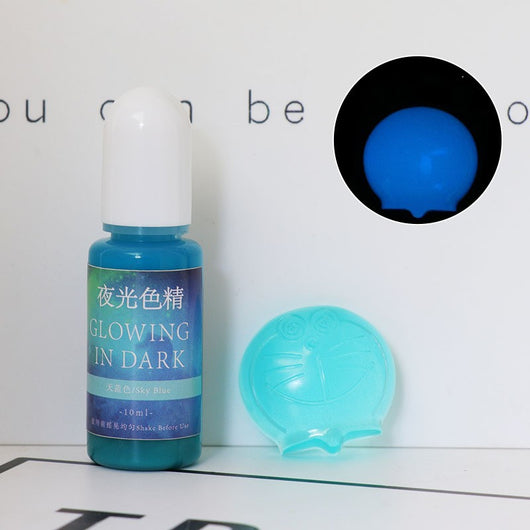 Kit de Resina Epoxi con Pigmento Luminiscente UV y Moldes de Cristal - Image 11