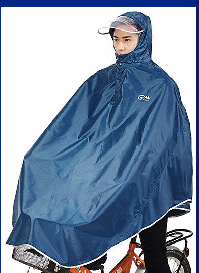 Bicicleta Eléctrica para Adulto con Casco Transparente y Poncho Impermeable - Image 4