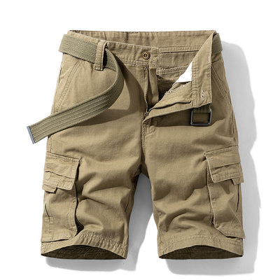 Pantalones Casuales de Algodón para Hombre - Corte Bermuda - Image 7