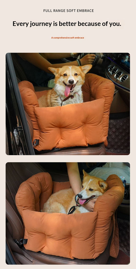 Asiento de Seguridad Portátil para Mascotas - Transportín Versátil para Auto - Image 12