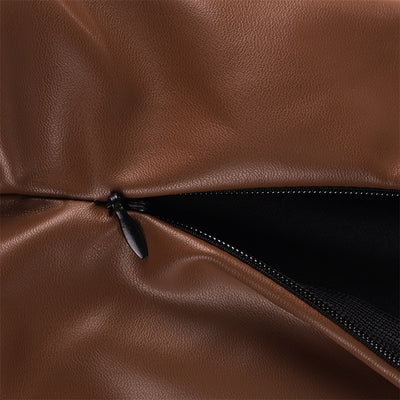 Conjunto de Dos Piezas Falda Corta Strapless en Cuero PU - Image 14