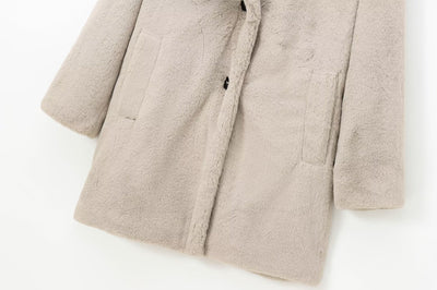 Abrigo de Piel Sintética Efecto Urbano - Estilo Crossborder para Mujer - Image 14
