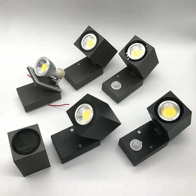 Lámpara LED Exterior de Pared con Ángulo Ajustable para Pasillos - Image 9