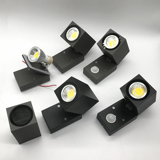Lámpara LED Exterior de Pared con Ángulo Ajustable para Pasillos - Image 9