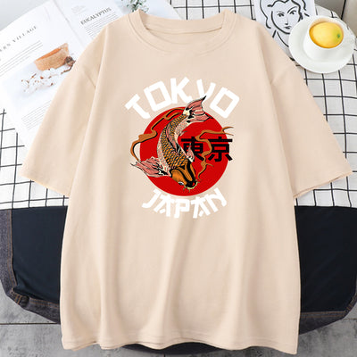 Camiseta Estampada Unisex de Algodón - Manga Corta Cuello Redondo Verano - Image 19