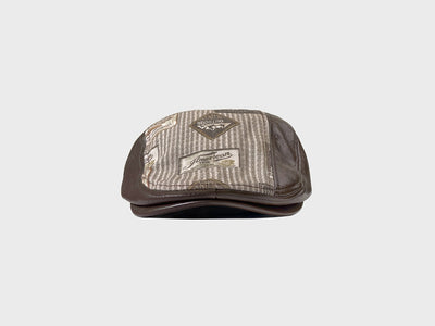 Gorra Retro de Cuero PU con Costuras Otoño-Invierno - Image 9