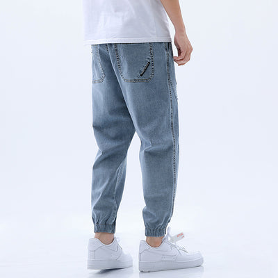 Pantalones Vaqueros de Cintura Elástica con Cordón Ajustable - Image 15