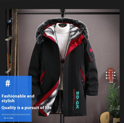 Chaqueta Casual de Fleece con Capucha para Hombre - Image 26