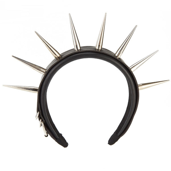 Diadema Punk con Remaches y Clavos - Accesorio Metalizado para el Cabello - Image 3