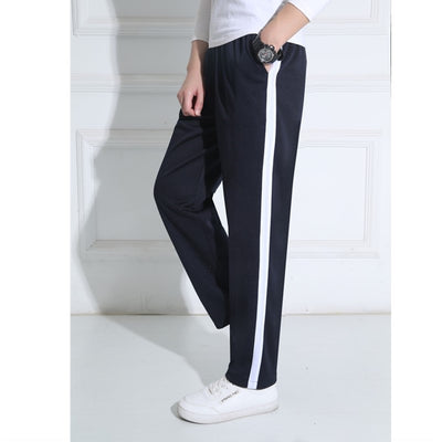 Pantalones de Uniforme Escolar Azul Marino con Rayas Amarillas Ancho - Image 22