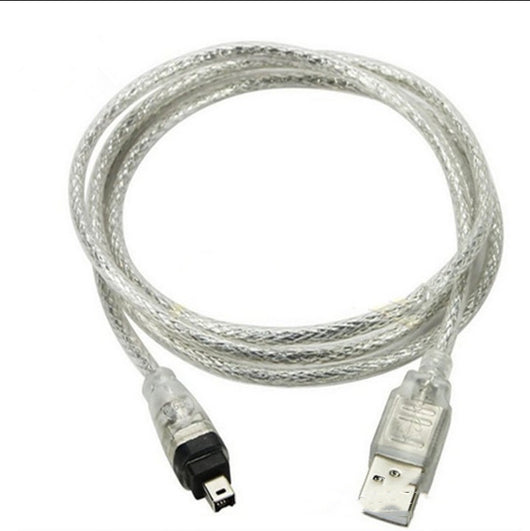 Cable USB-A a 4 Pines para Periféricos - Blanco Transparente - Image 6