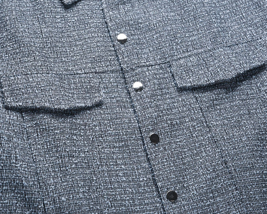 Chaqueta Suelta de Tweed Tejido para Pareja - Casual Hombre - Image 16
