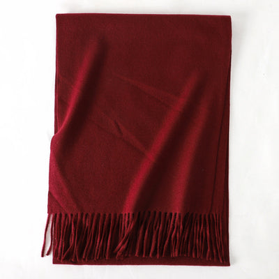 Pashmina Cálida de Color Sólido para Mujer - Chal Suave Estilo Cashmere - Image 68