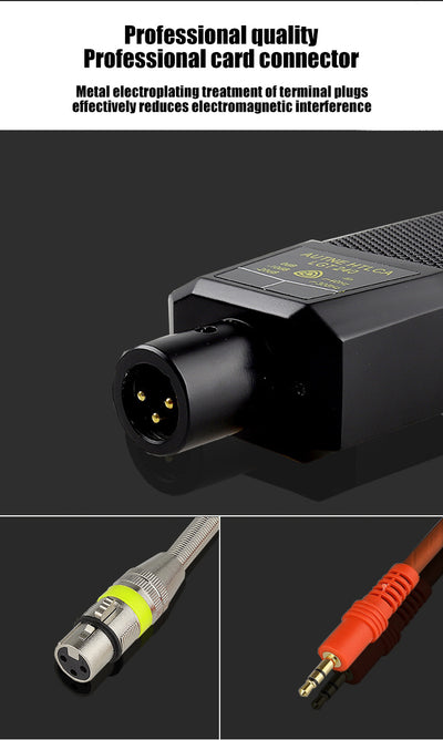 Kit Profesional de Micrófono Condensador con Tarjeta de Sonido - Image 21