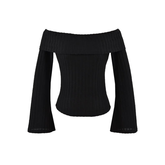 Blusa Slim Hombros Descubiertos - Estilo Desenfadado - Image 28