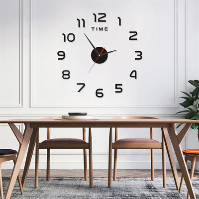 Reloj de Pared Silencioso con Luz Nocturna y Adhesivos Decorativos - Image 13