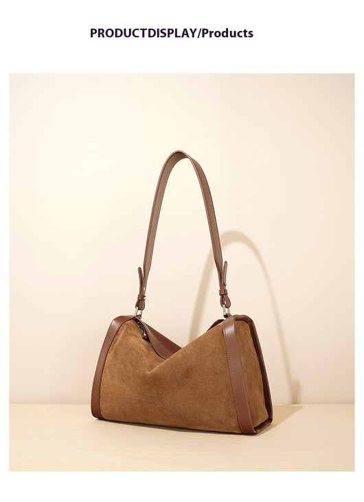 Bolso Mensajero de Cuero Mate con Gran Capacidad - Perfecto para el Día a Día - Image 9