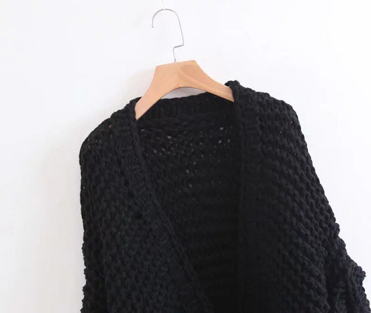 Cardigan Multicolor de Punto Suave - Estilo Europeo Relajado - Image 7