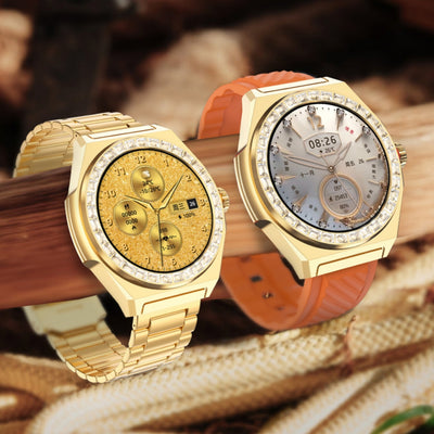 Reloj de Negocios con Tres Correas Impermeable para Hombre
