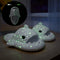 Pantuflas Tiburón con Luz Nocturna Diseño Noche Estrellada - Zapatillas de Casa para Parejas