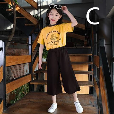 Conjunto Deportivo Infantil Estilo Western con Pantalón Ancho de Dos Piezas - Image 7