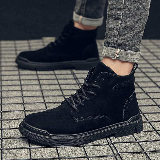 Botas de Trabajo Tipo Militar para Hombre - Caña Alta Reforzada - Image 6