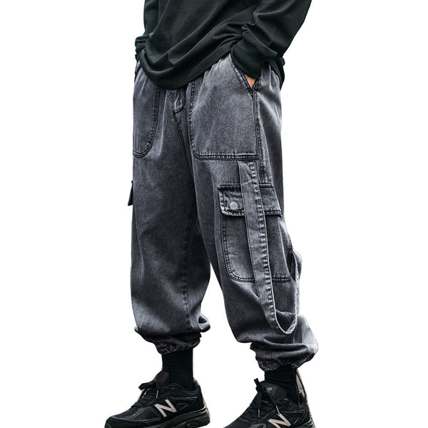 Pantalones Jeans Holgados Zanahoria para Hombre - Estilo Casual