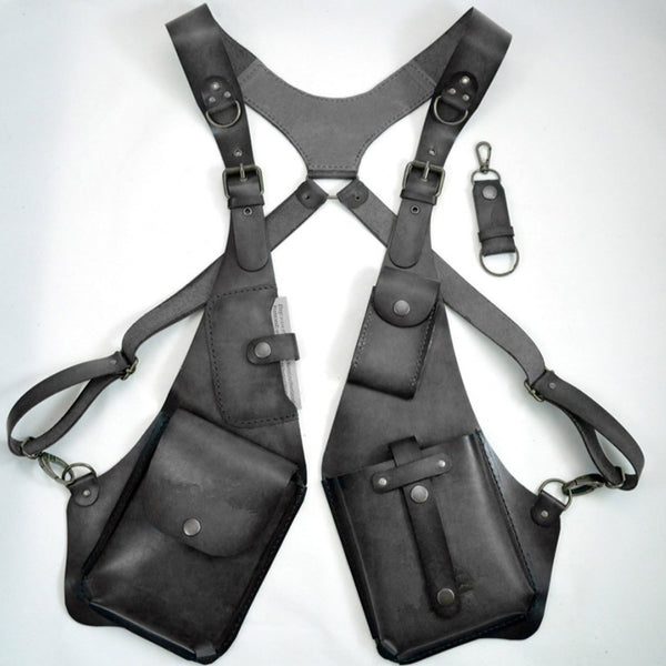 Billetera Steampunk Medieval de Cuero para Cinturón