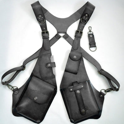 Billetera Steampunk Medieval de Cuero para Cinturón