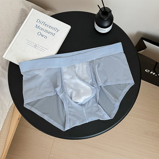 Calzoncillos Triangle Ice Silk Transpirables para Hombre - Image 8