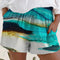 Shorts Casuales Holgados Estampado Floral Talla Grande Mujer