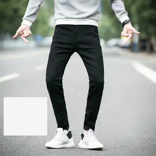 Pantalones Vaqueros Gruesos Forrados de Terciopelo para Hombre - Tendencia Juvenil Otoño Invierno - Image 5